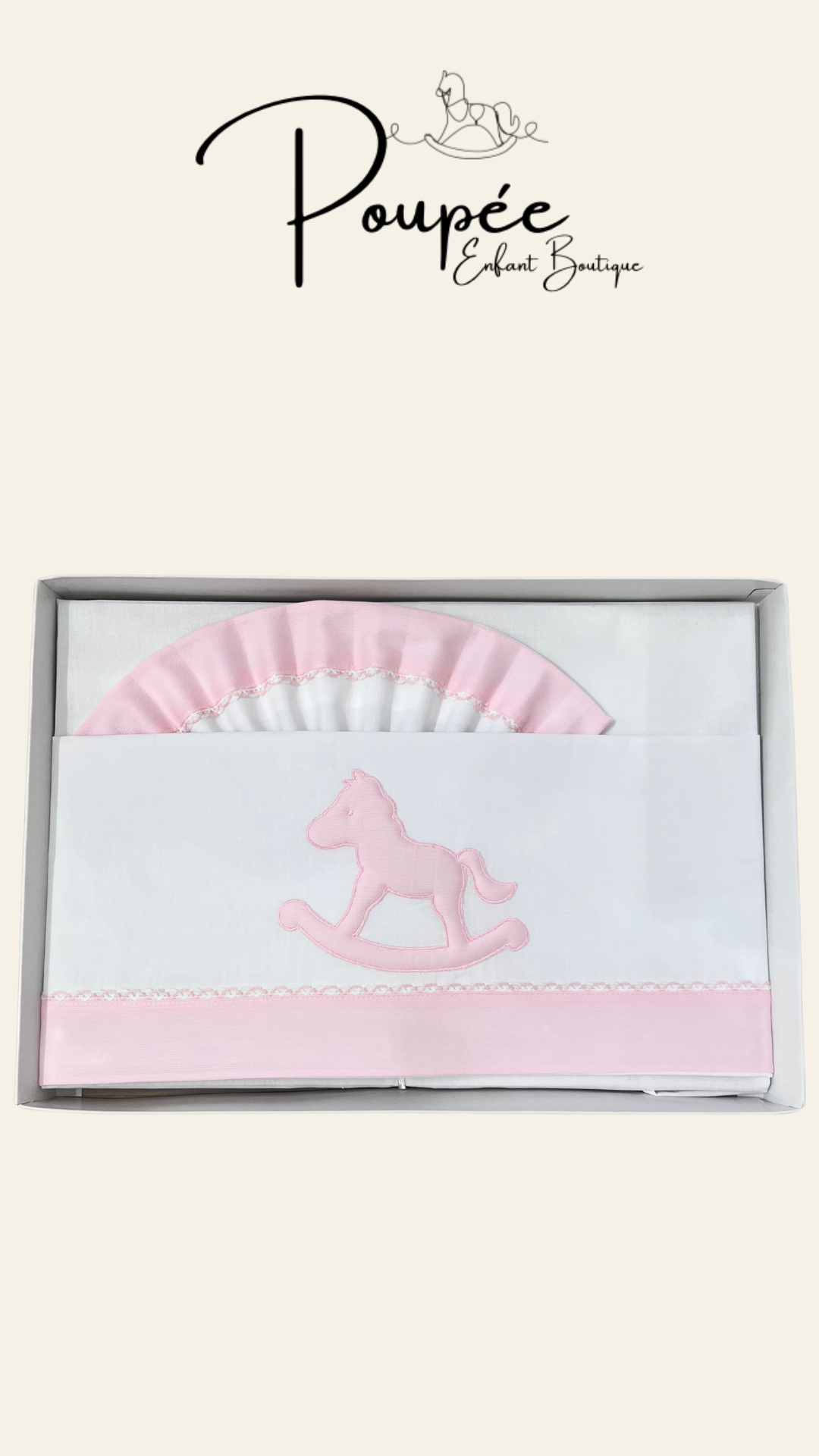 Lenzuolino cavallo a dondolo