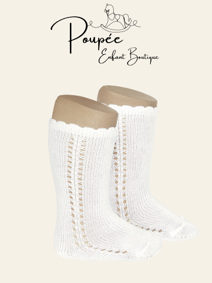 Calze lunghe traforo laterale