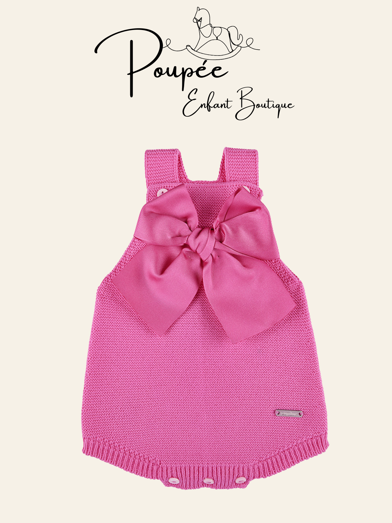 Salopette fiocco grosgrain F