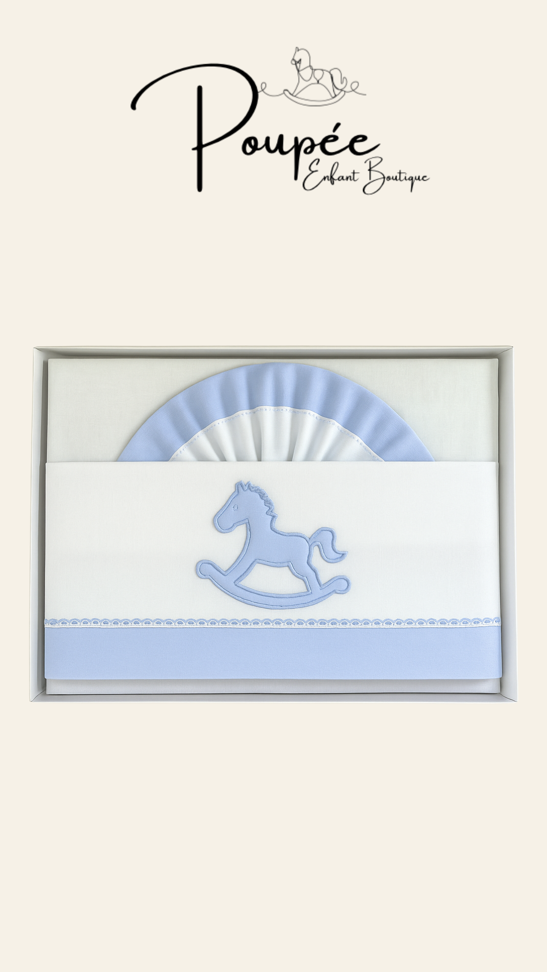 Lenzuolino cavallo a dondolo