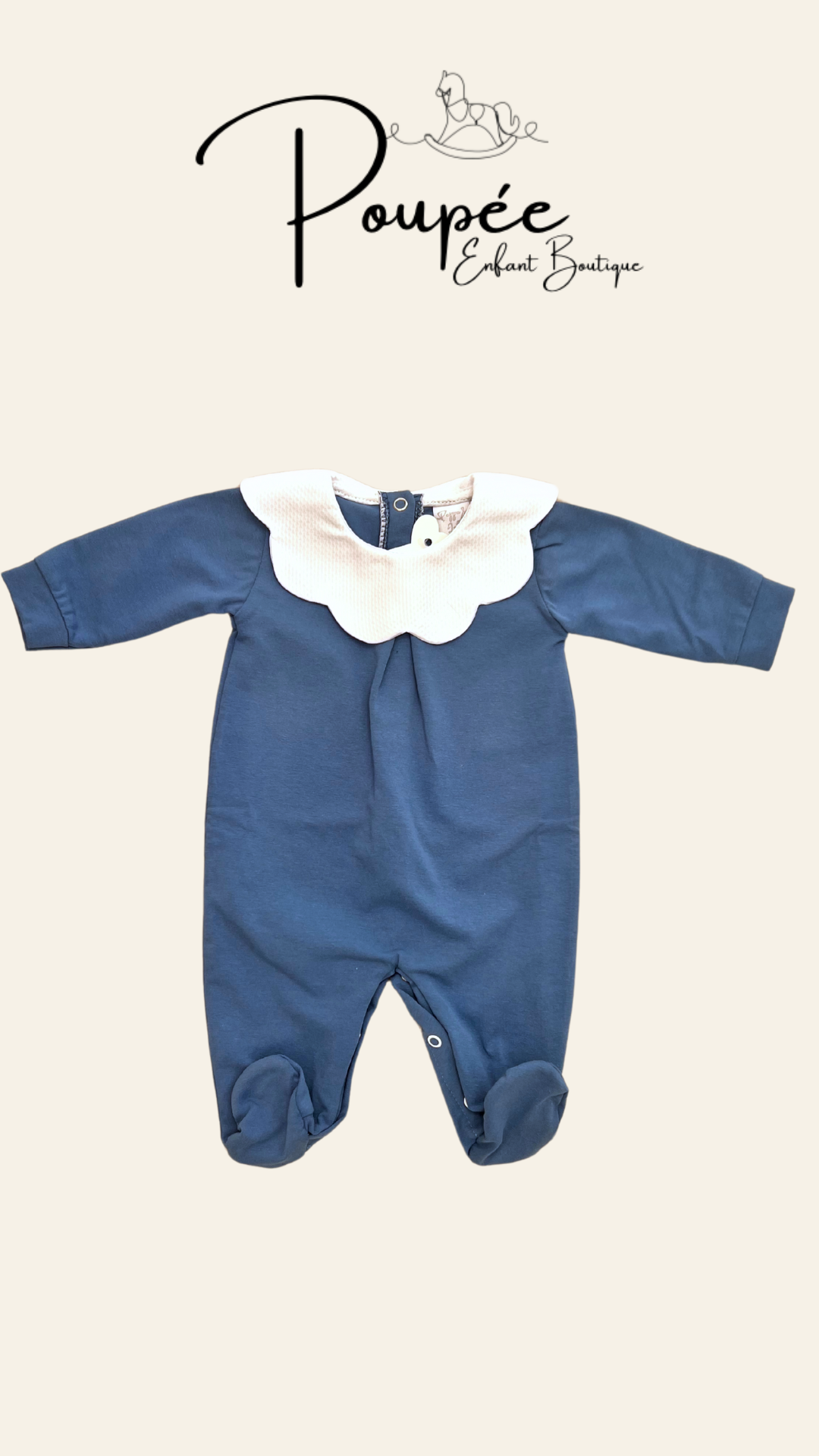 Collo nuvola bluette