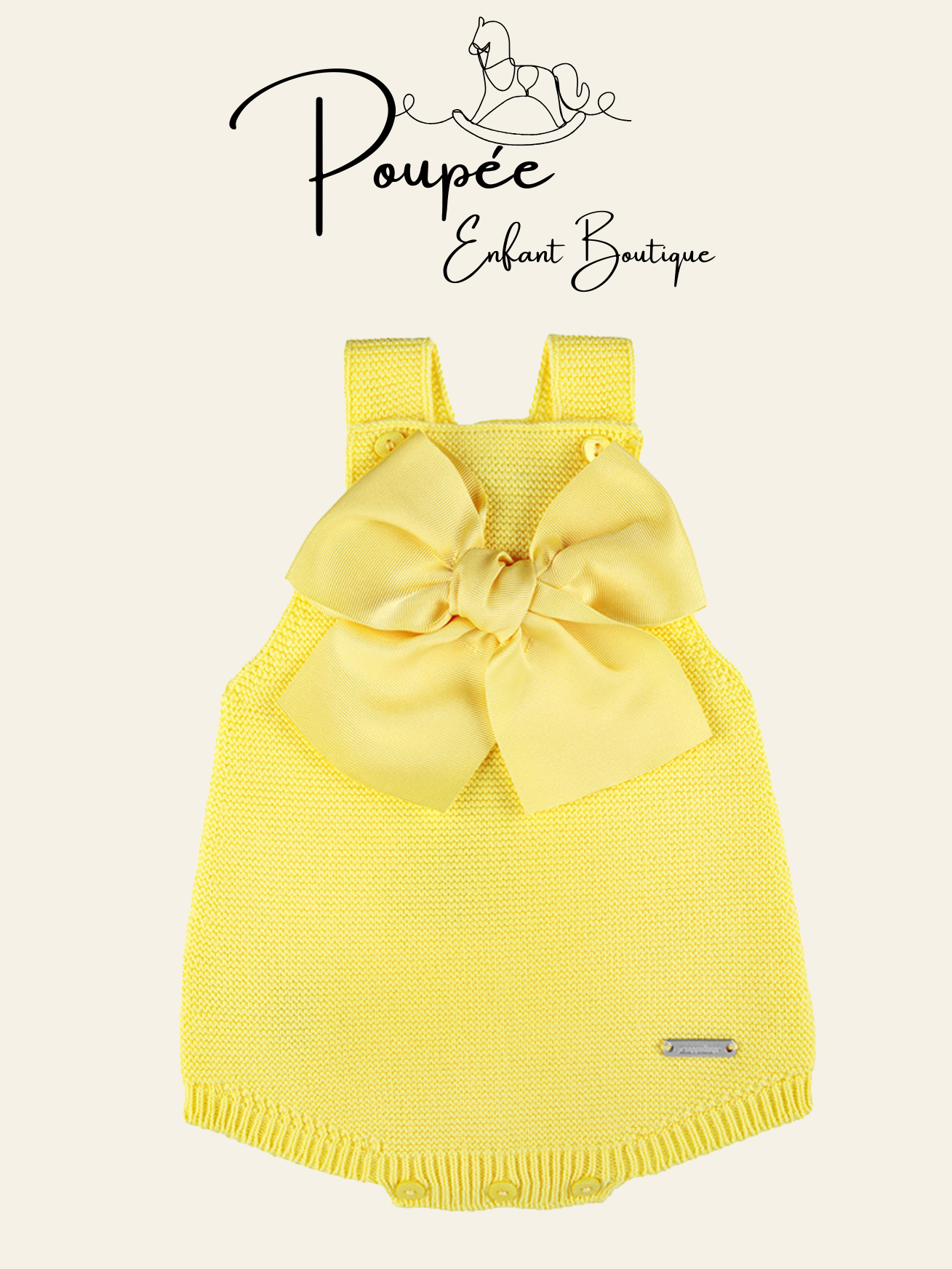 Salopette fiocco grosgrain G