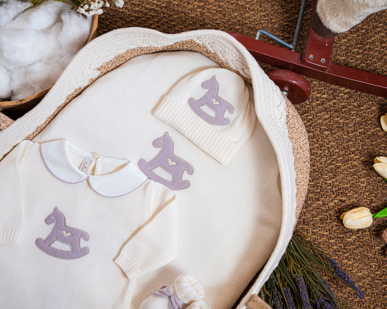 Cavallo a Dondolo lana