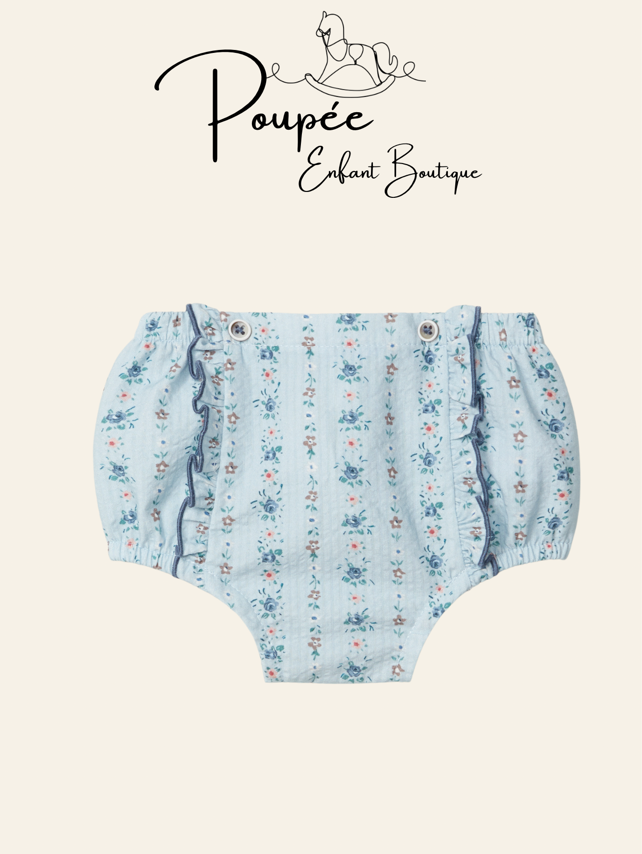Baby shorts flower
