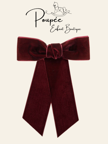 Fiocco velvet bordeaux