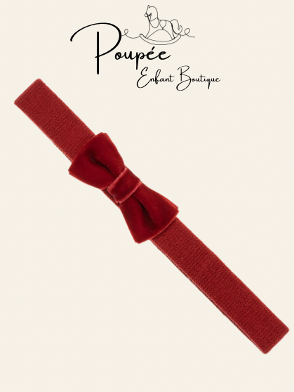 Fascia per capelli rossa