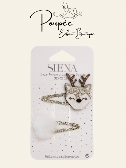 Set mollettine renna gold