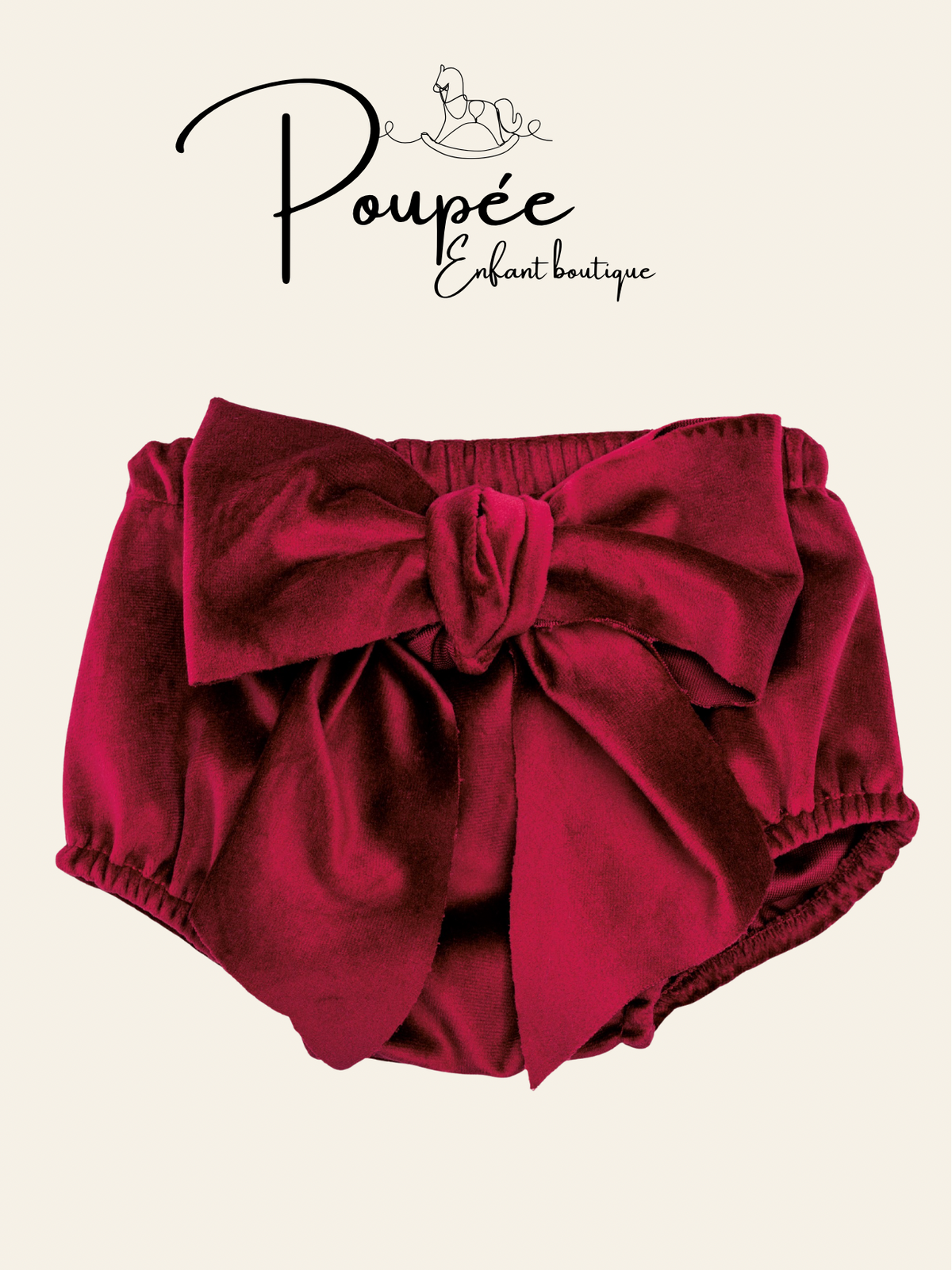 Culotte velluto granate