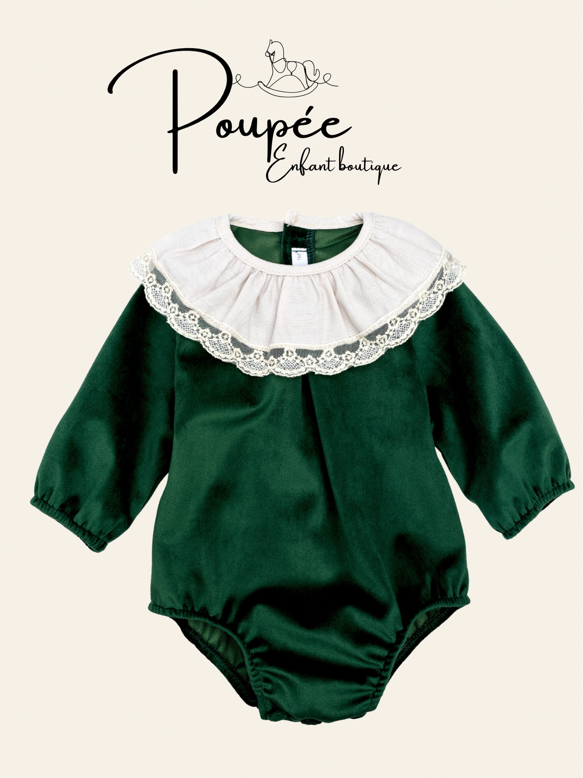 Pagliaccetto velvet verde