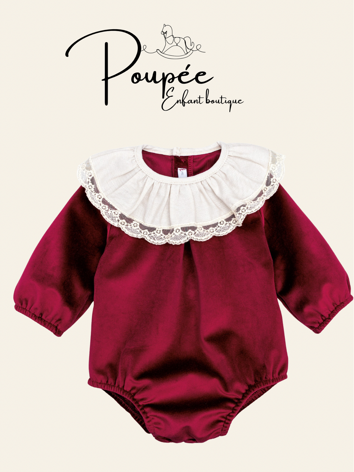 Pagliaccetto velvet rojo