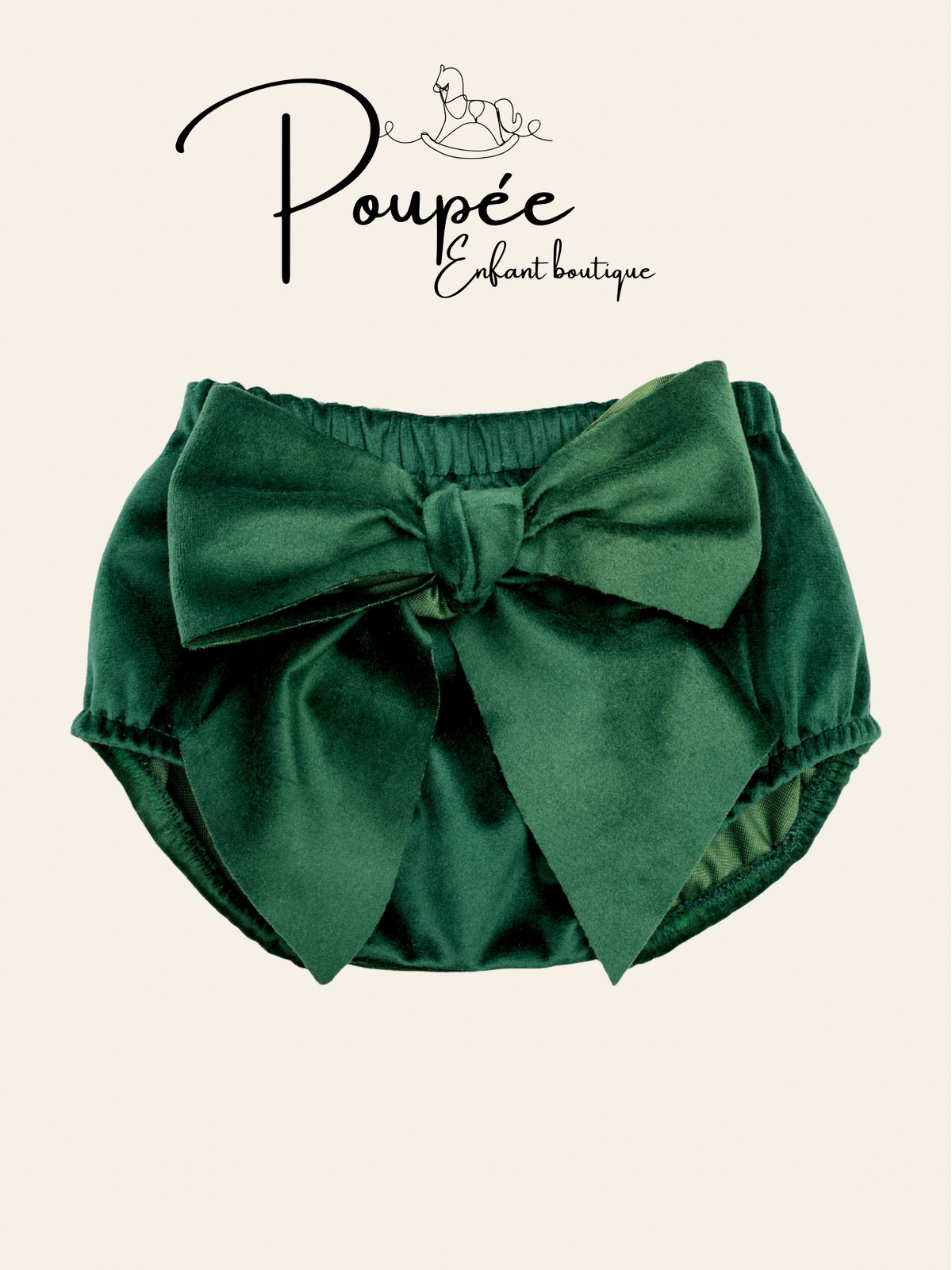 Culotte velluto verde