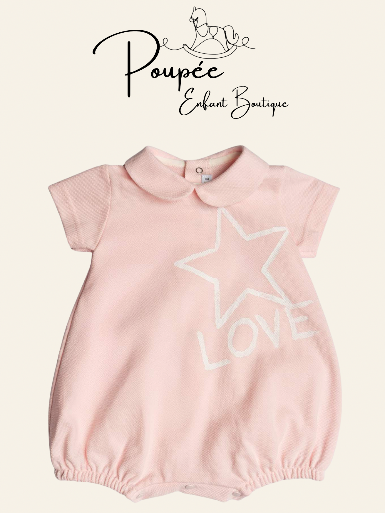 Pagliaccetto love rosa