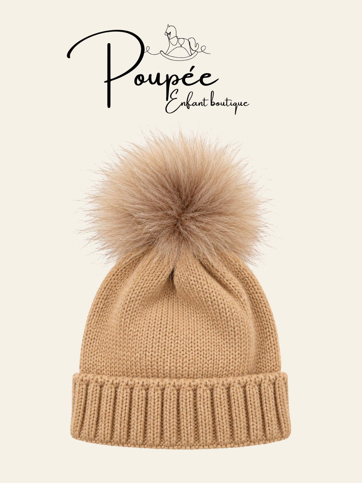 Cappello con pompon corda
