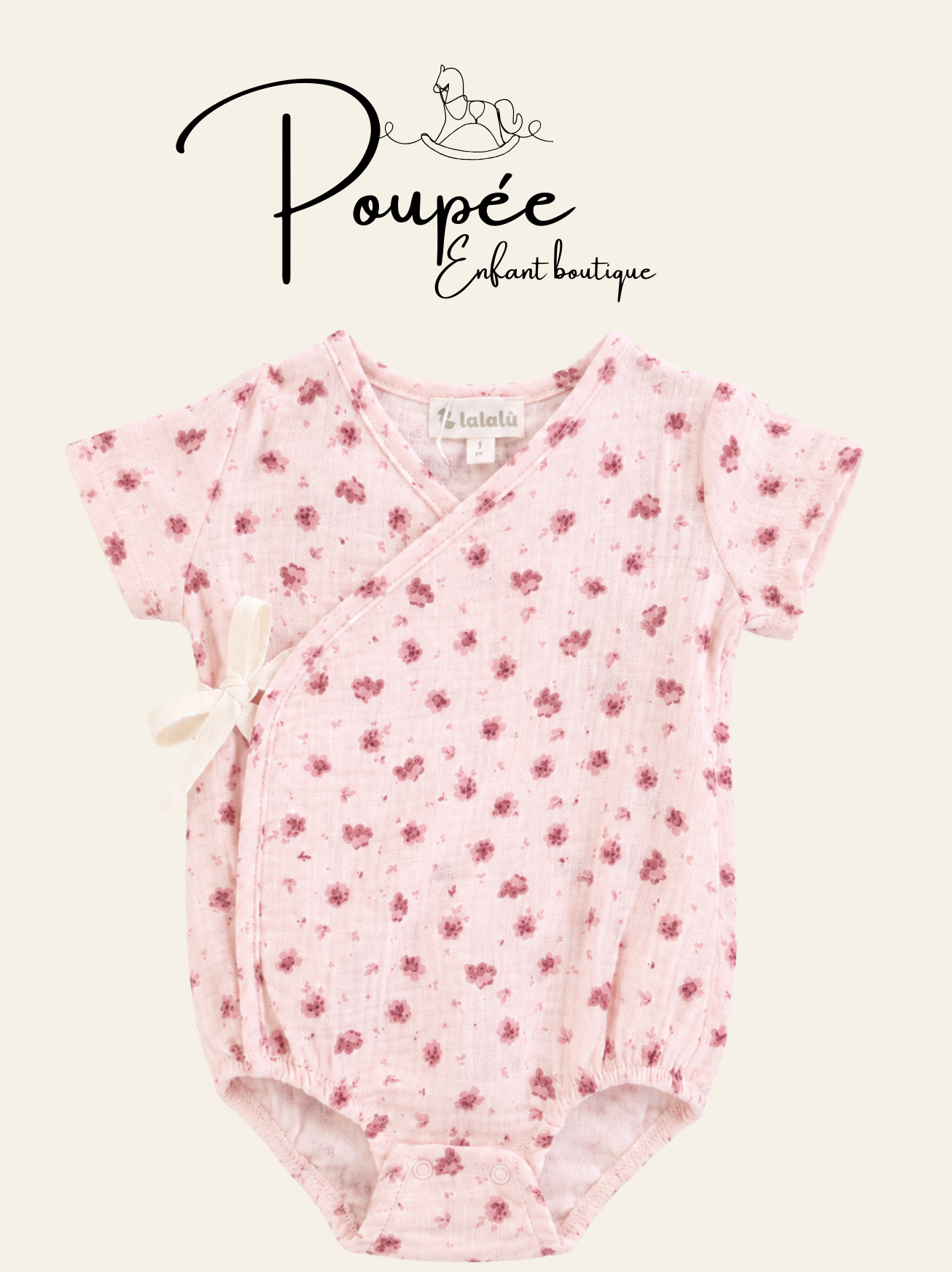 Pagliaccetto mussola pink