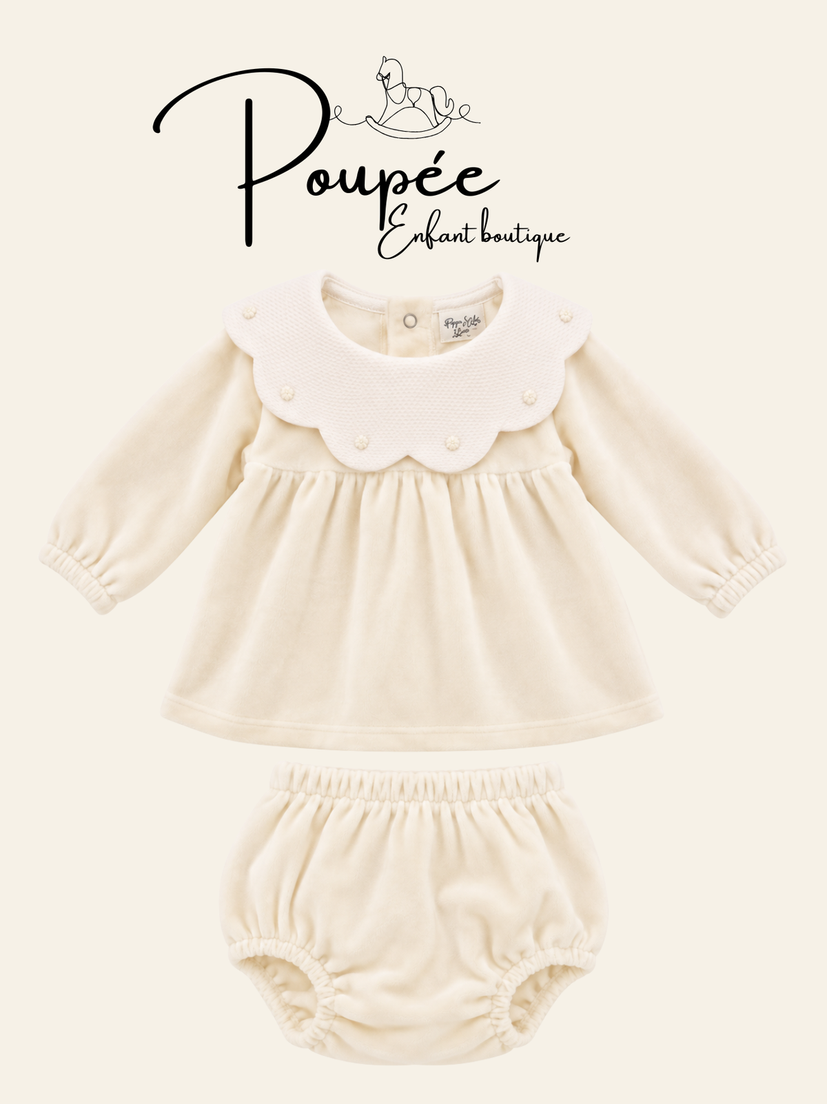Completo 2pz panna