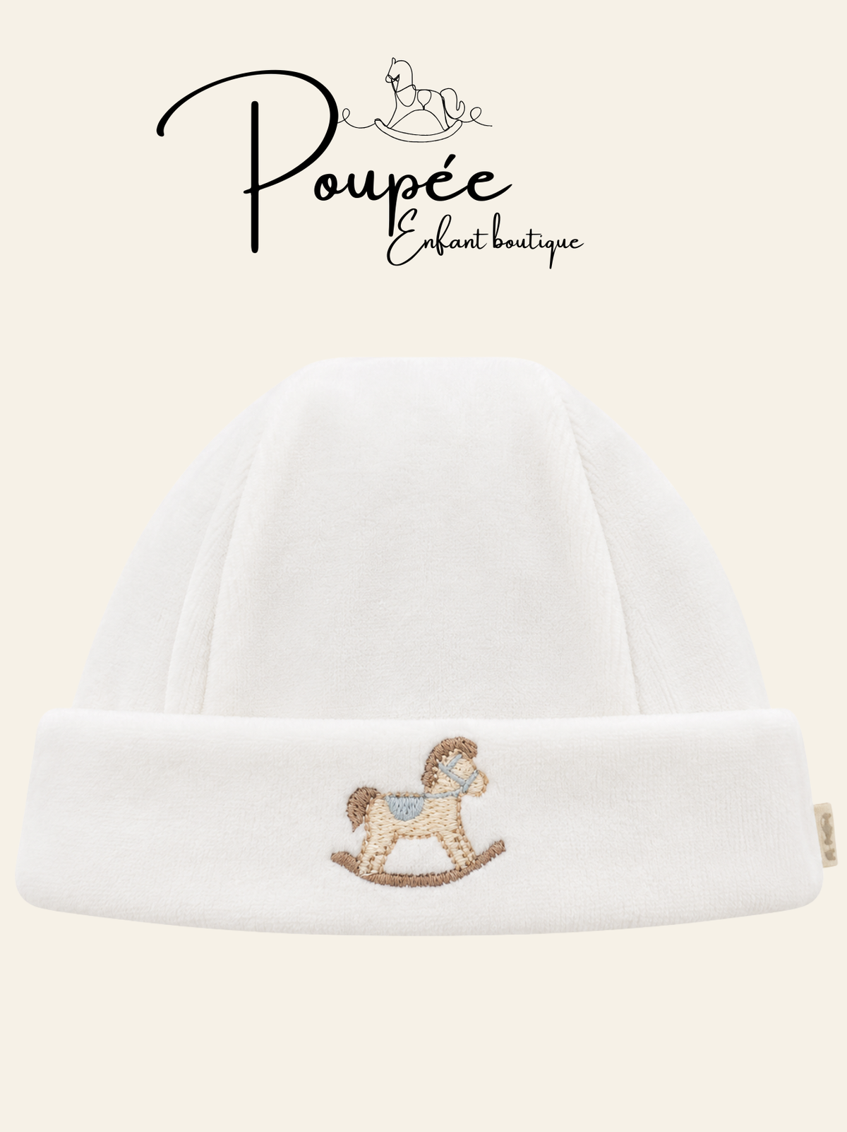 Cappellino rocking horse cielo