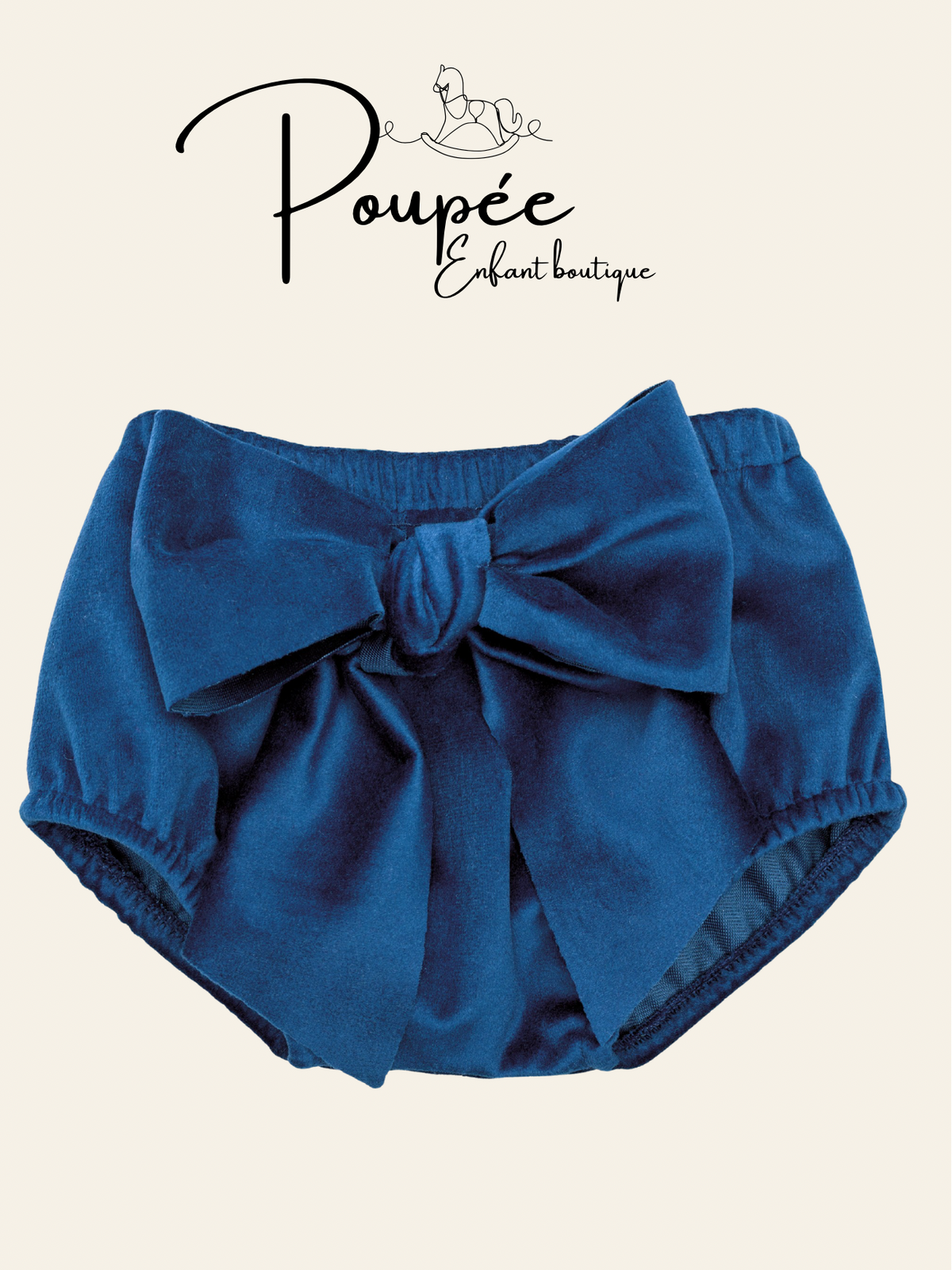 Culotte velluto marino