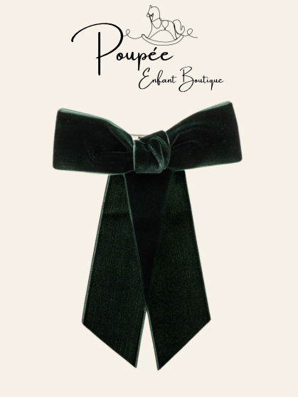 Fiocco velvet verde bosco