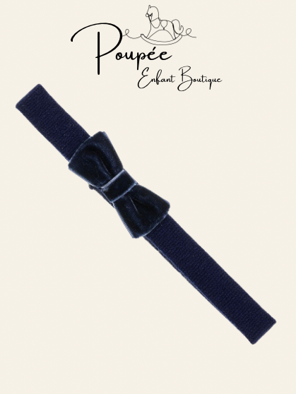 Fascia per capelli blu