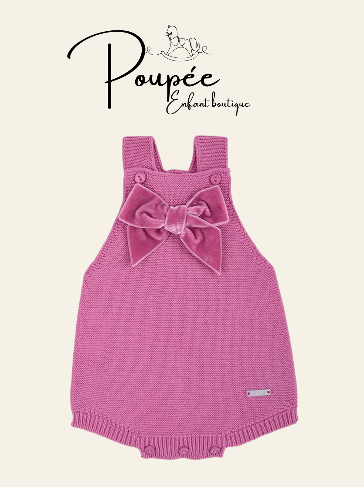 Salopette fiocco barbie