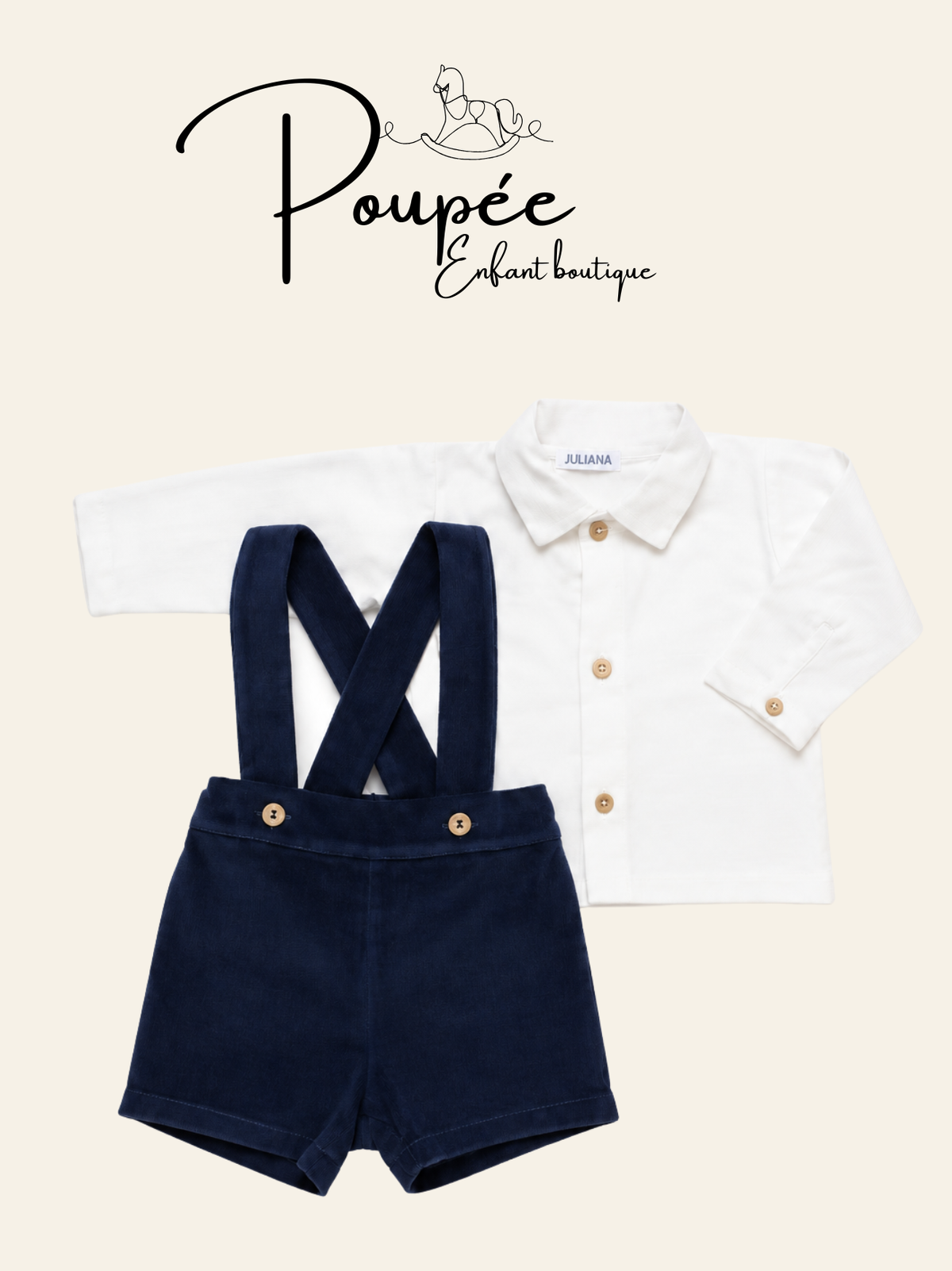 Camicia e salopette velvet