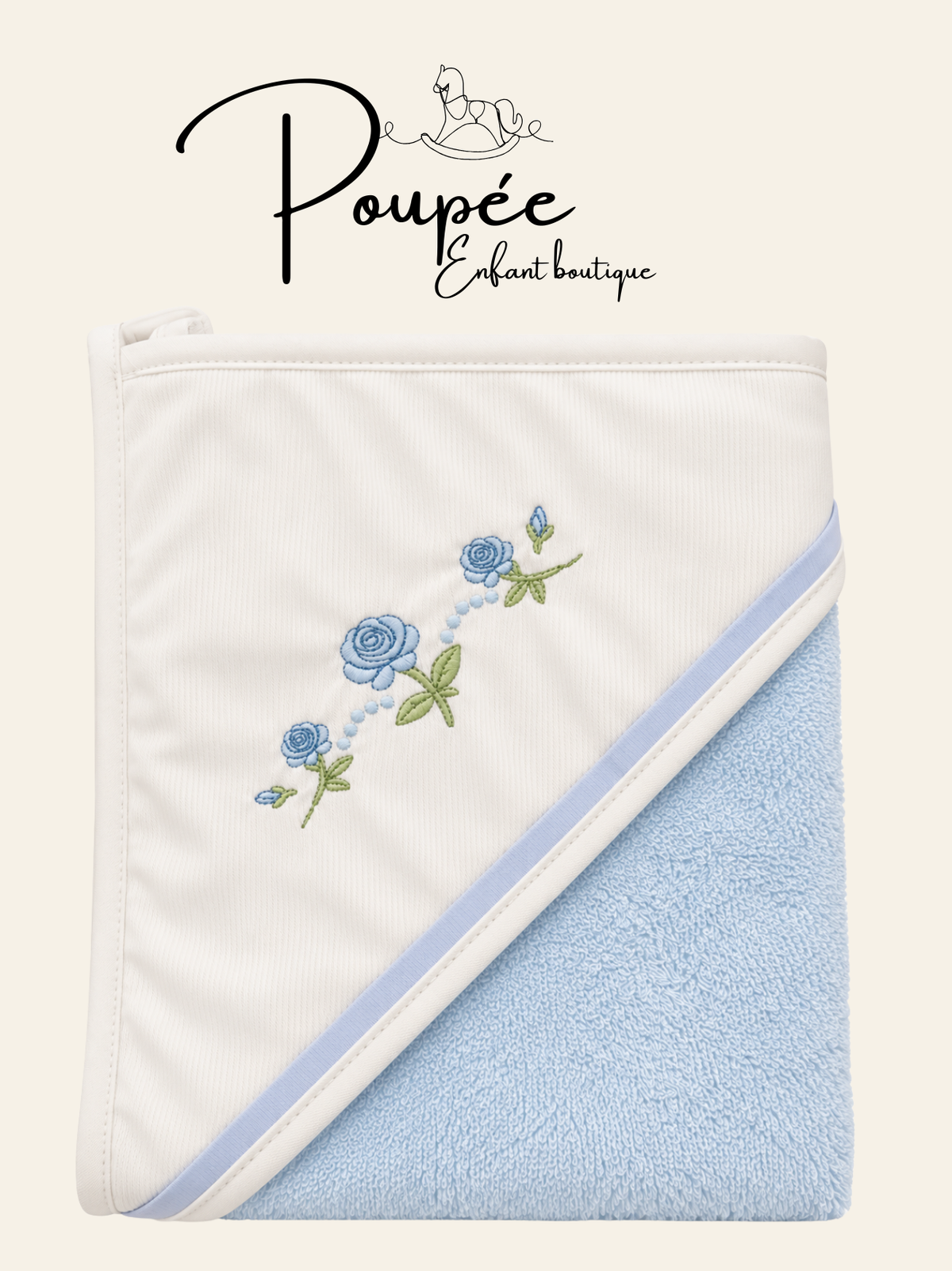 Accappatoio rose cielo