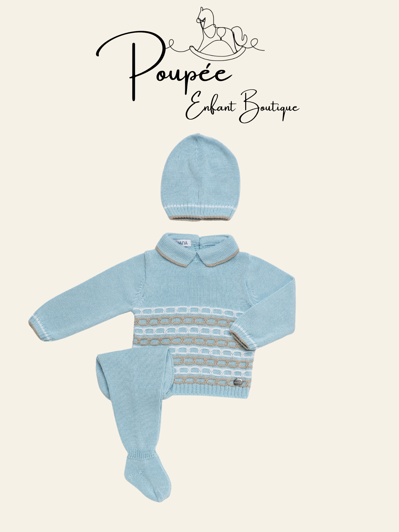 3pz Azul-Blanco-beige