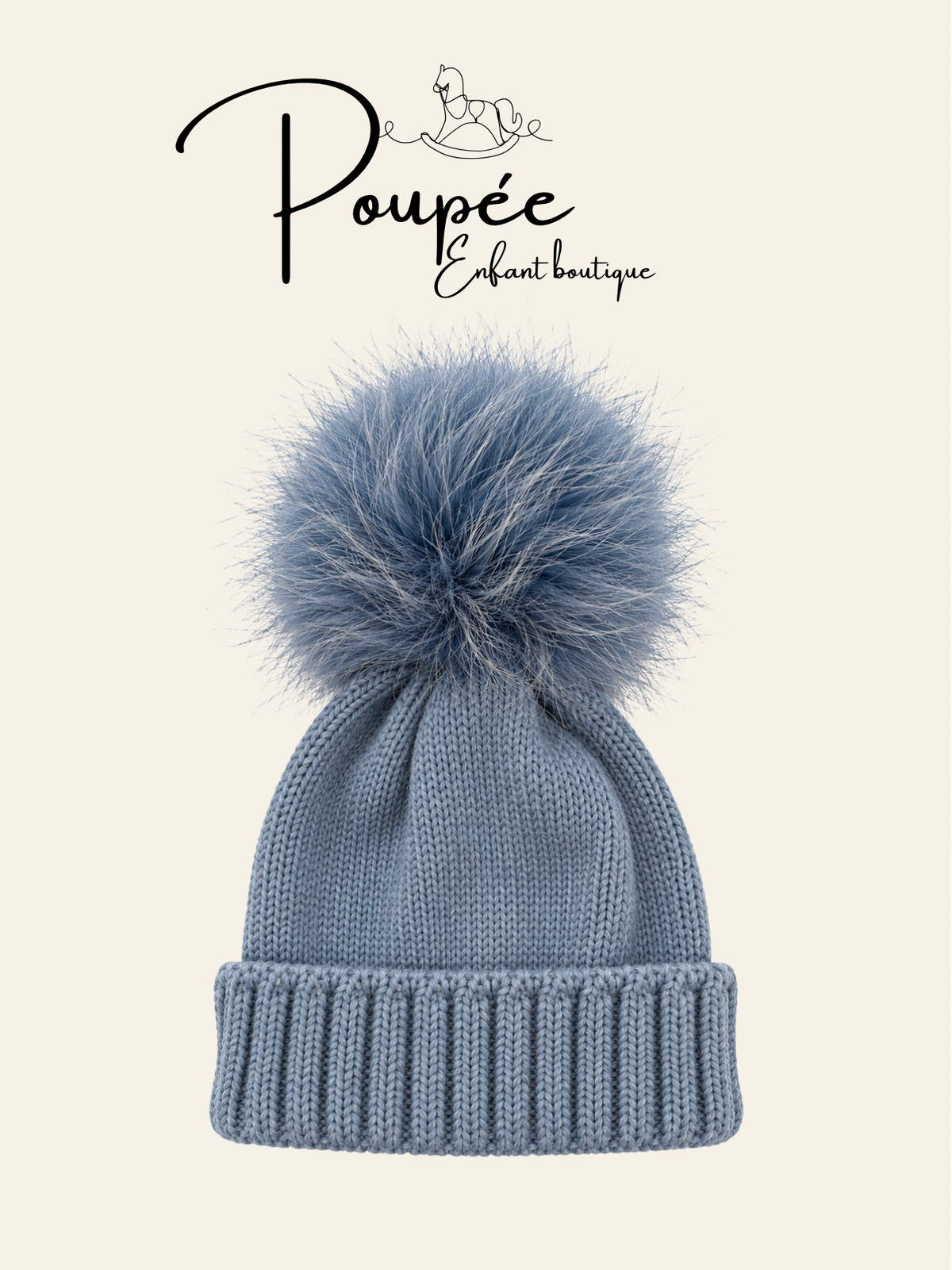 Cappello con pompon avion